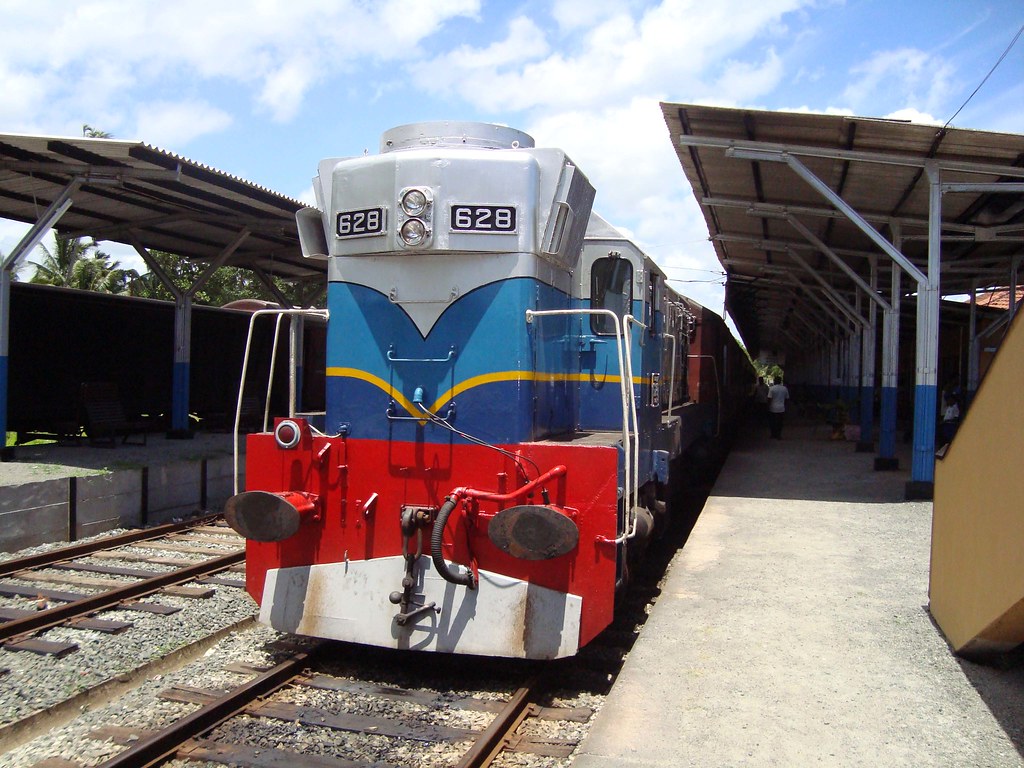 Train at Matara Railway Station