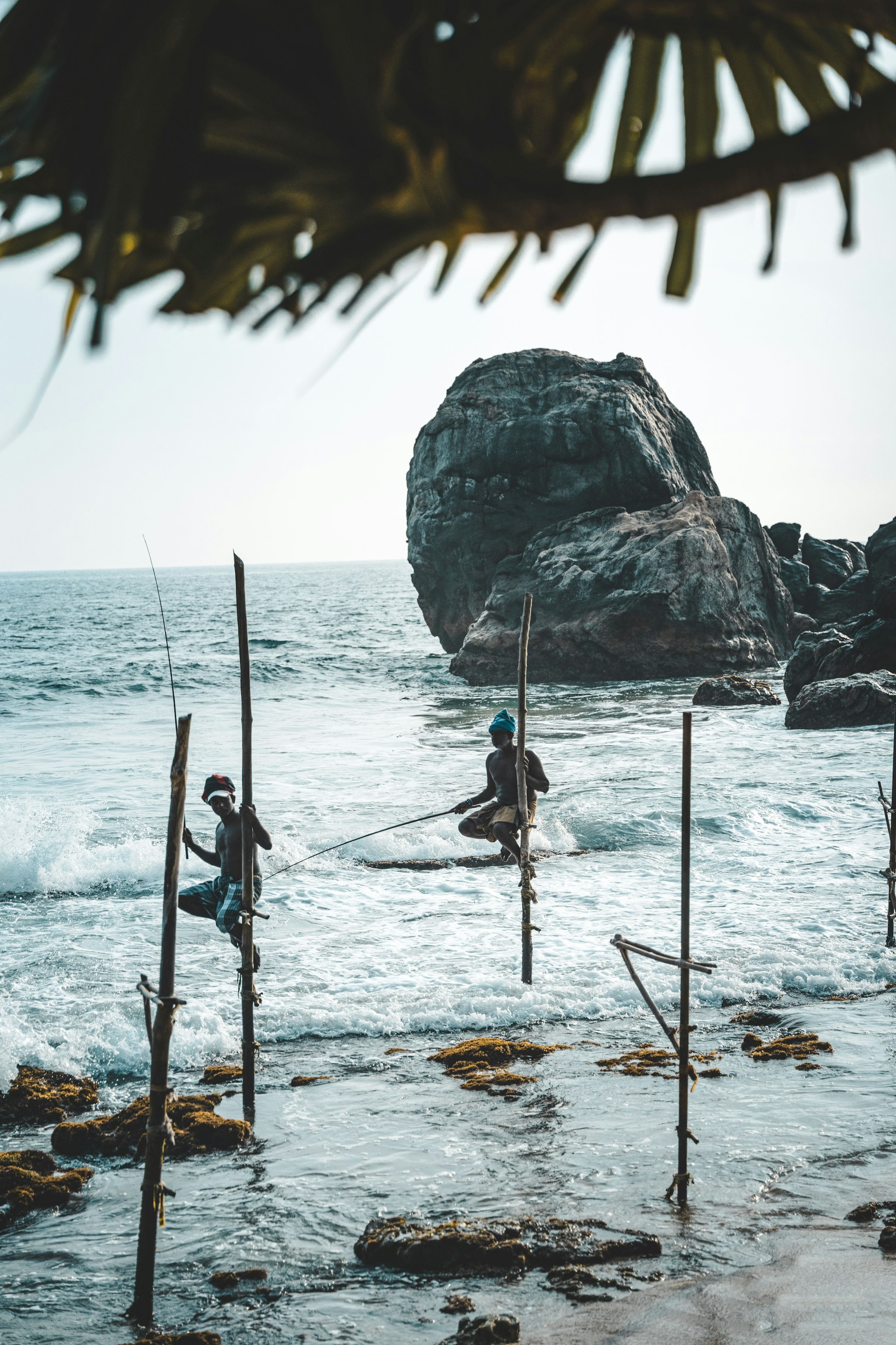 Group of people on the beach by the ocean
